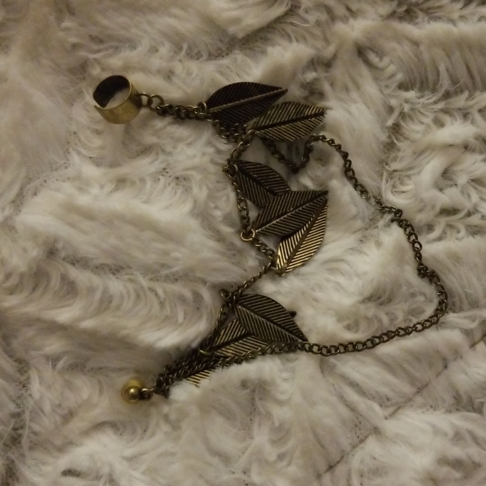 Feather earring